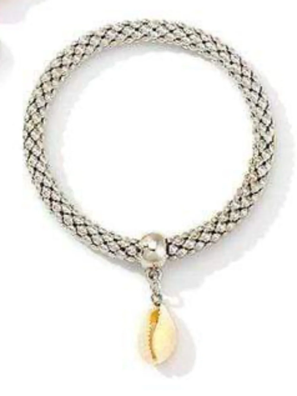 Womens Flexible Bangle Bracelet Set Silver Gold and Rose Gold Tone